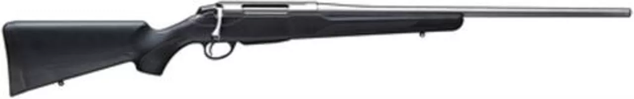 Tikka T3X Lite .243 Winchester 22.4″ Barrel Stainless Steel Finish Black Synthetic Stock 3rd Left Handed