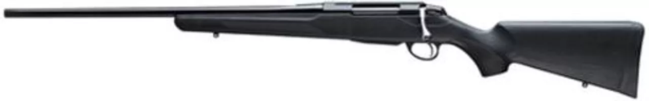 Tikka T3X Lite 6.5mm Creedmoor 24.3 Inch Barrel Stainless Steel Finish Black Synthetic Stock 3 Round Left Handed