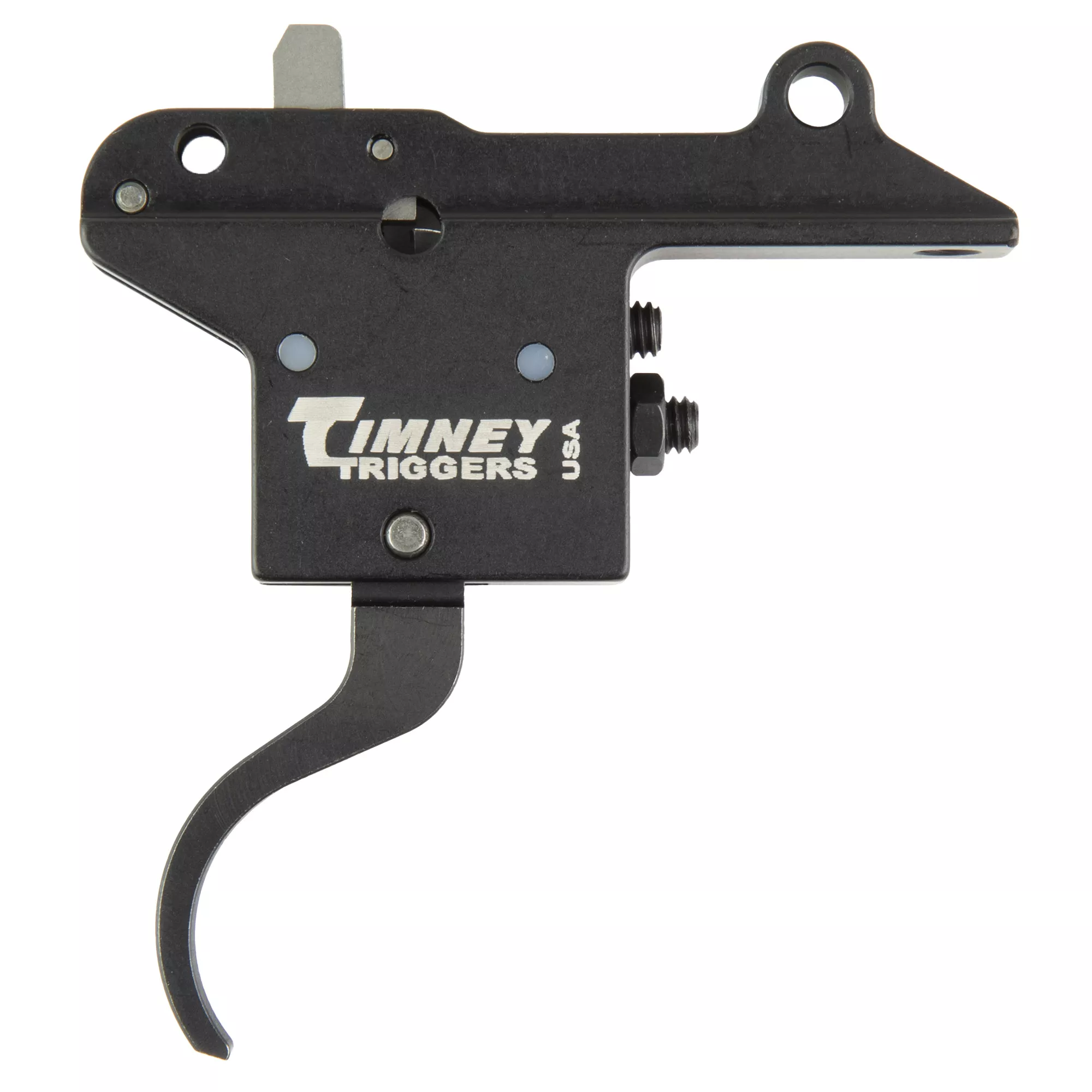 Timney Triggers 401 Featherweight Curved Trigger with 3 lbs Draw Weight & Black Finish for Winchester 70 Right