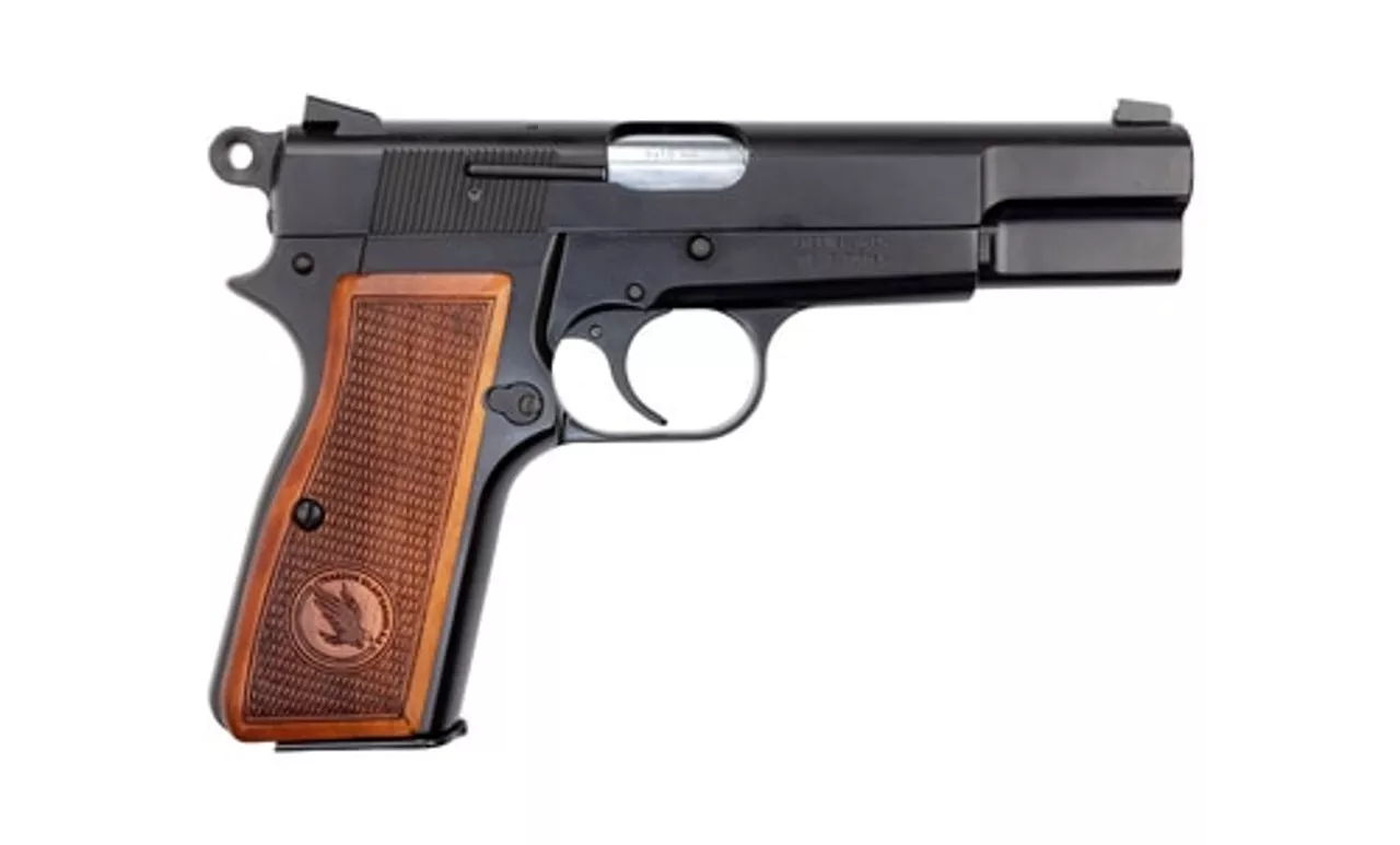 Tisas Regent BR9 9mm, 4.6″ Barrel, Blue Finsh, Hi-Power Clone, 13rd Mag