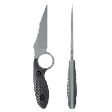 Toor Cortano Fixed Blade Knife 3.2" Plain Edge Phantom Grey