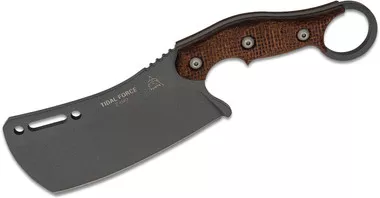 Tops Tidal Force Cleaver Fixed Blade Knife 4.88" Plain Edge