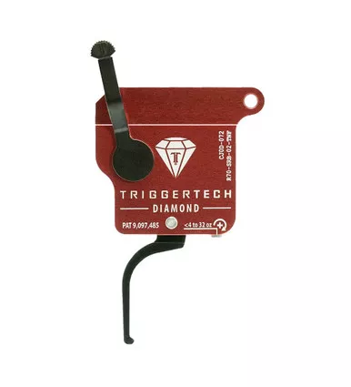 Trigger Tech Rem 700 Diamond Flat Clean Clone Action RH Red - USED