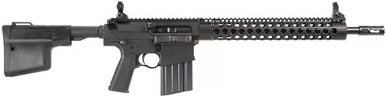 TroyDef 308 Rifle SA 308/7.62 16″ Barrel, Troy BattleAx Collapsible Black, 20rd