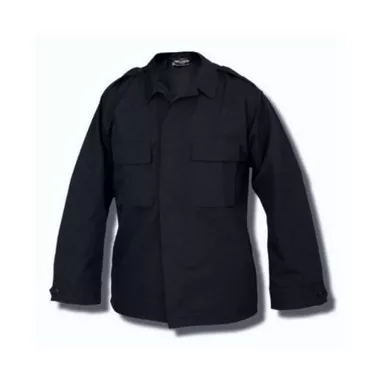 Tru-Spec 1481 Long Sleeve Tactical Shirt 65/35 Vat Dyed Cotton Twill, Midnight