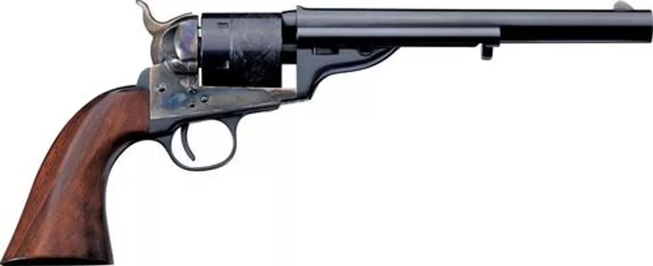 Uberti 1860 Army Model Revolver, .45 Colt, 8″, Walnut Stock, Blued