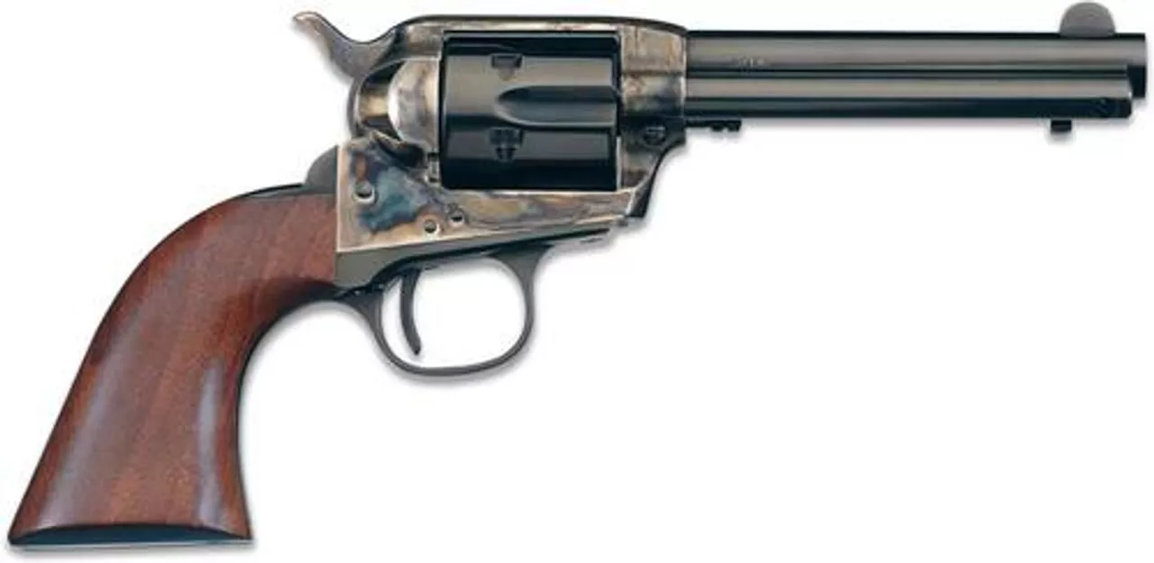 Uberti 1873 Cattleman NM Stallion Conversion, 22LR/.22 Mag, 5.5″, Brass