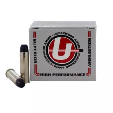 Underwood Ammo .357 Magnum Ammo 180 Grain Lead Flat Nose Box of 20