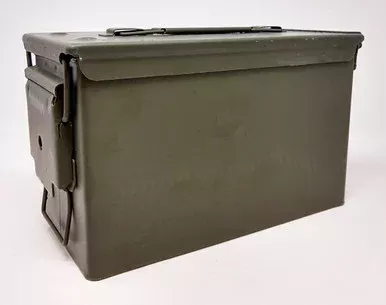 US Military Surplus Like New “M1A1″ Ammo Can 50 Caliber 11-1/2″ x 7″ x 5-7/8” Olive Drab