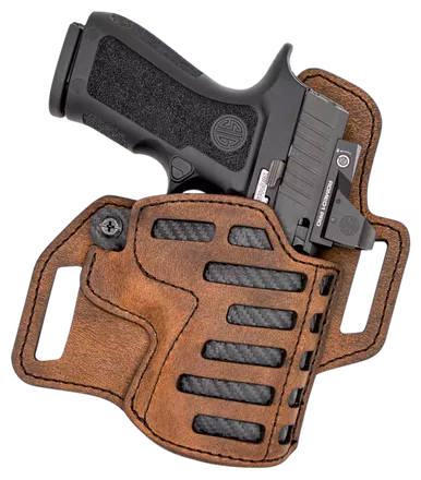 Versacarry Compound OWB Holster Size 1 Brown Right Hand