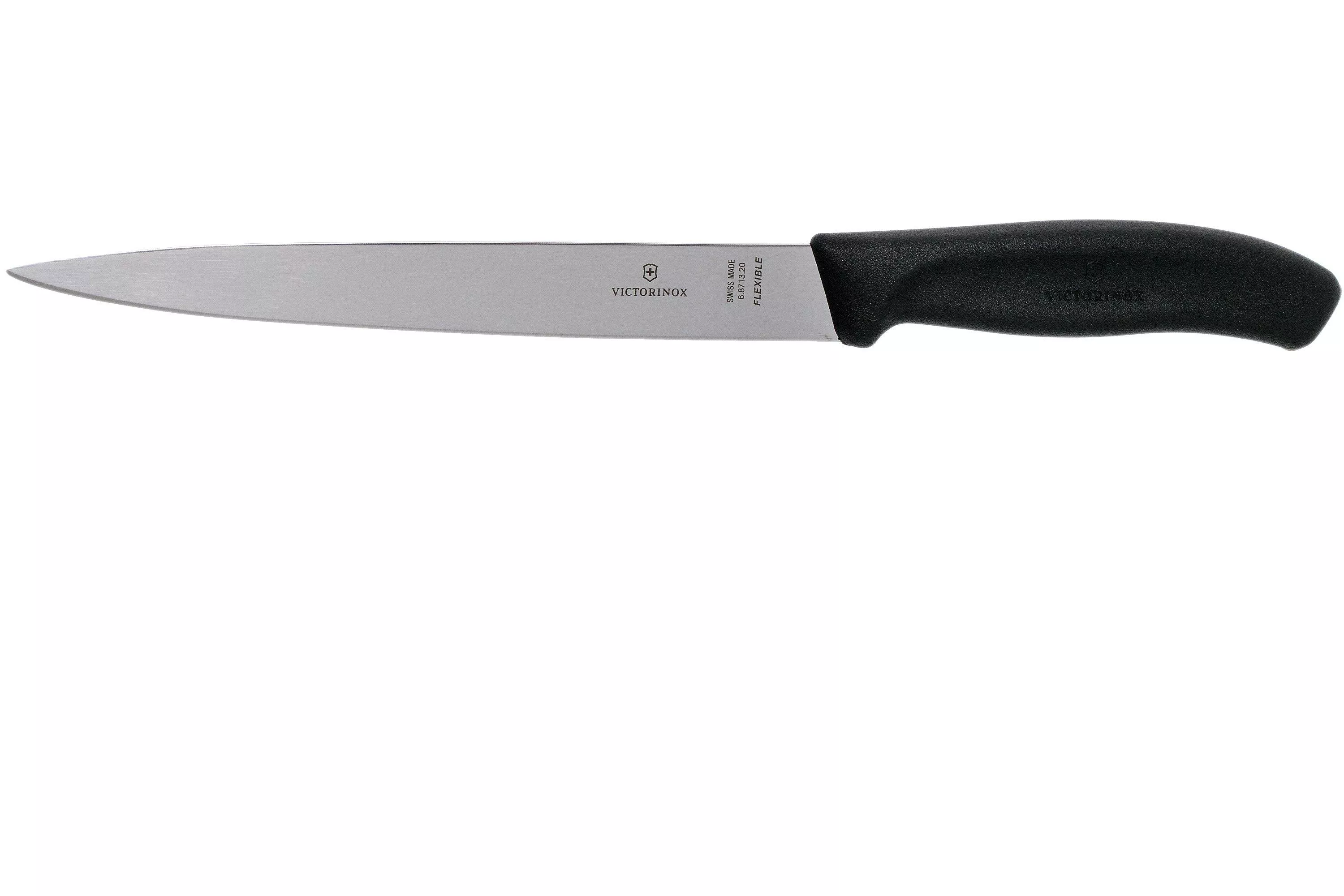 Victorinox SwissClassic 6.8713.20G filleting knife 20 cm, black