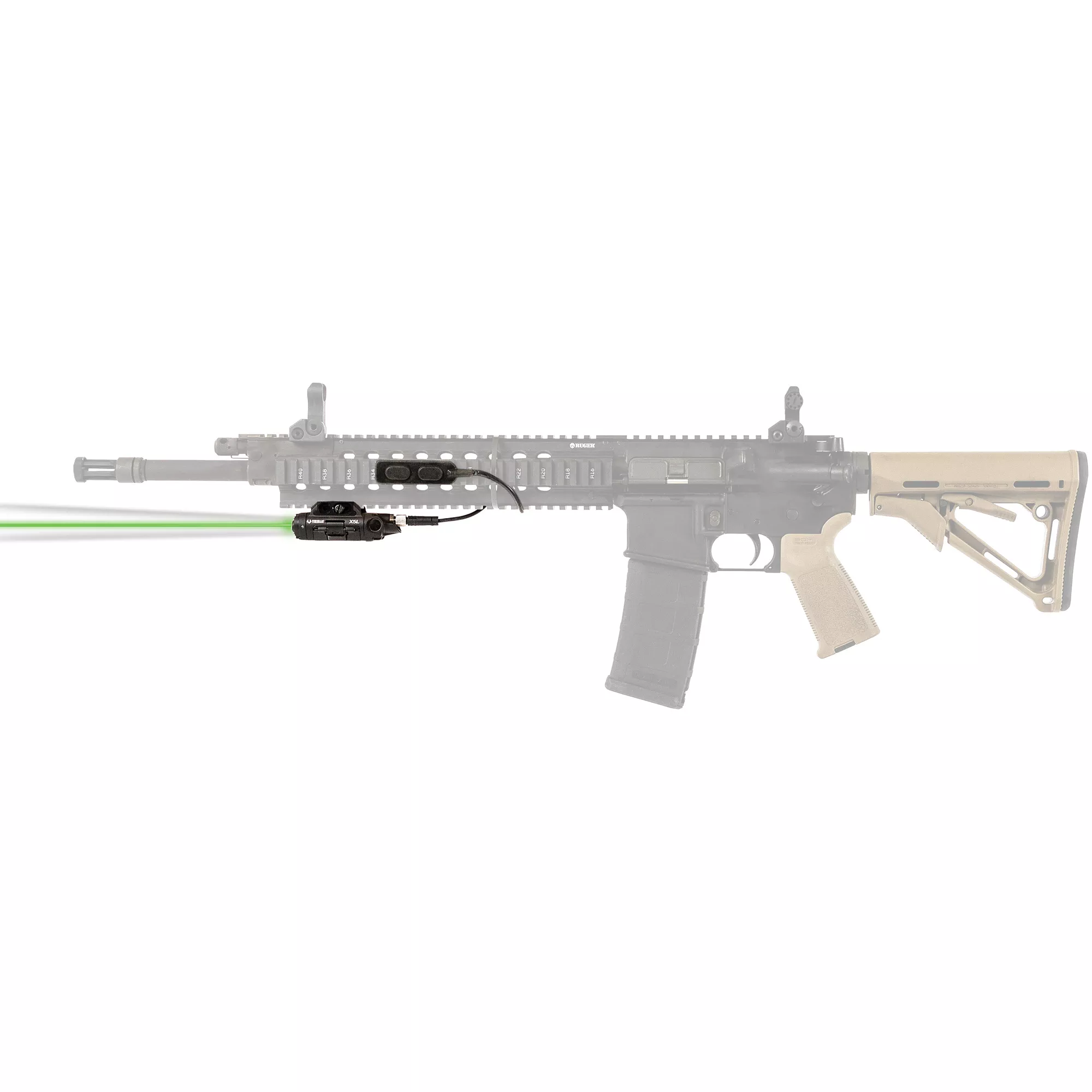 Viridian 9300020 X5L-RS Gen 3 Green Laser Sight with Tactical Light X Series Black 500 Lumens LED White