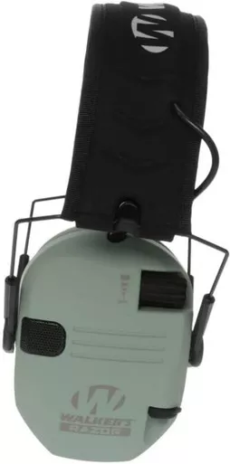 Walker's Razor Slim Electronic Ear Muffs Ultra Low Profile Sage Green