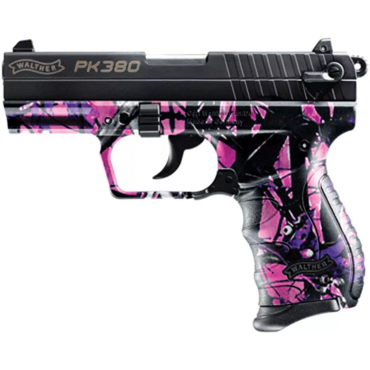 Walther PK380 .380 ACP, 3.6″, 8rd, Muddy Girl Camo
