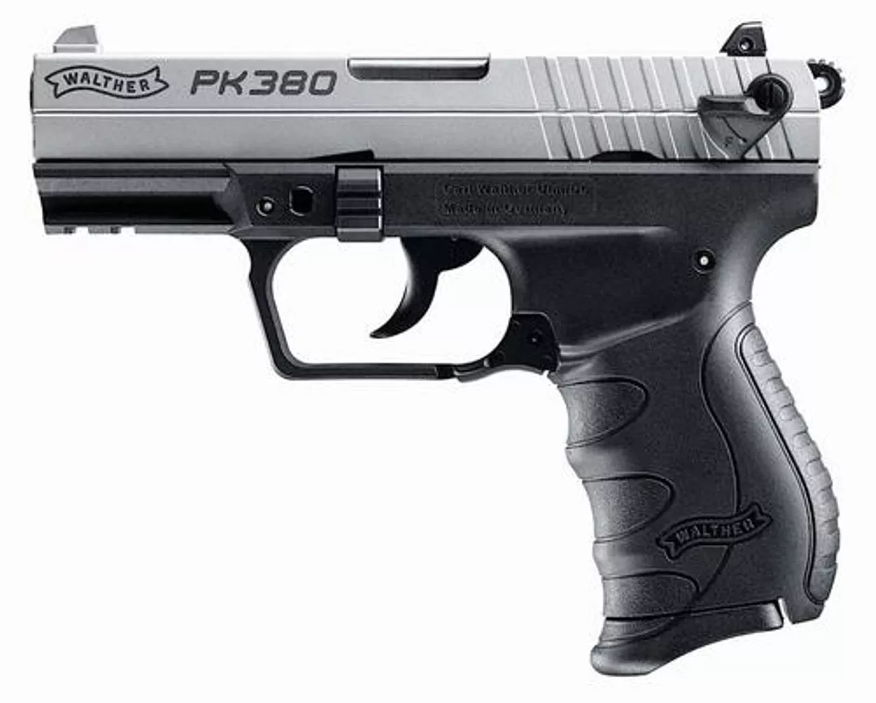 Walther PK380 .380 ACP Nickel, 3.66″ Barrel, 8rd