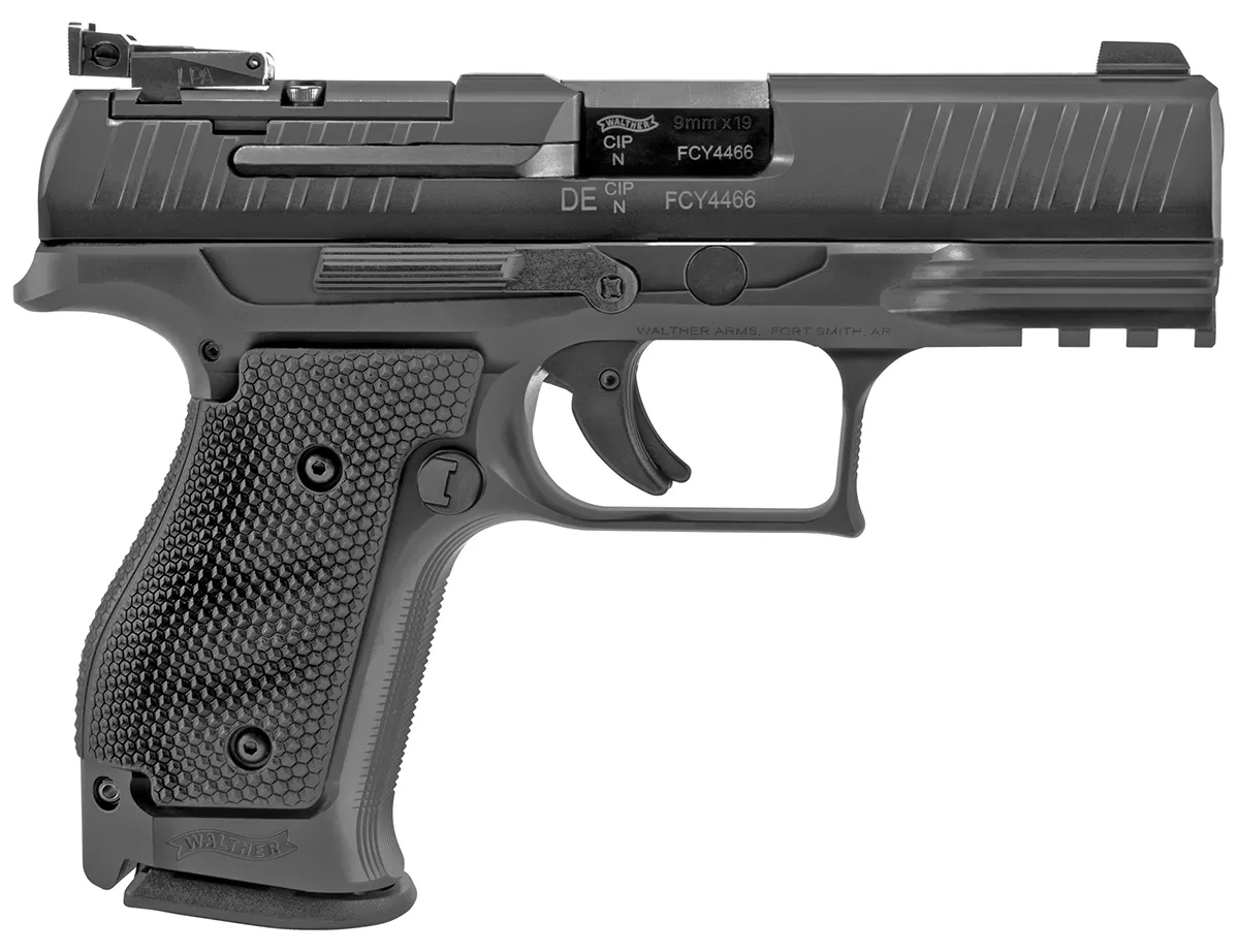 Walther PPQ Q4 Steel Frame 9mm Pistol, Optics Ready