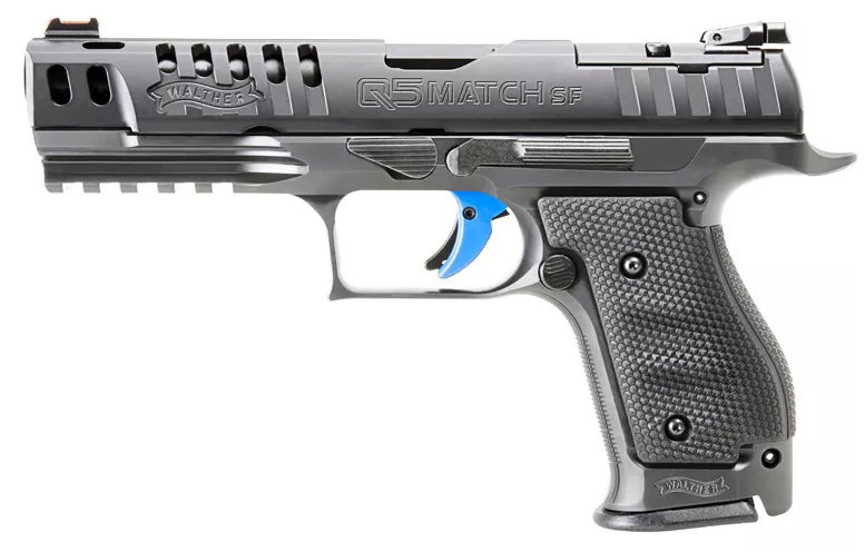 Walther PPQ Q5 Match Steel Frame 9mm Pistol, Optic Ready