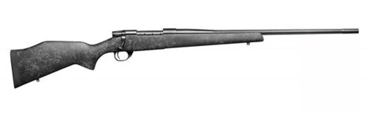 Weatherby Vanguard Wilderness, .257 Wby Mag, 24″ Fluted, Blued, Grey Composite Stock