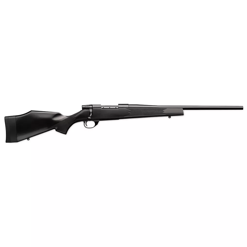 Weatherby VYT7M8RR0O Vanguard Compact 7mm-08 Rem Caliber with 5+1 Capacity, 20” Barrel, Matte Blued Metal Finish & Black Fixed Monte Carlo Stock Right Hand