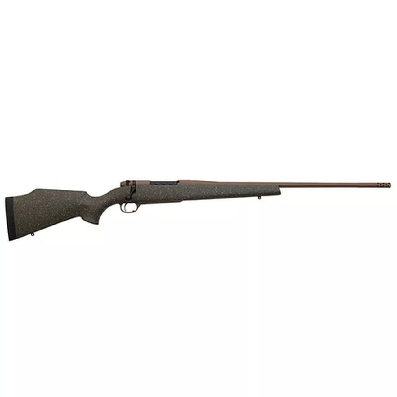 Weatherby Weatherby, Mark V, Weathermark LT, 300 Weatherby Magnum, 28″ Steel Barrel, Green Black And, Flat Dark Earth, Fiberglass Stock, Right Hand, 3Rd