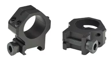 Weaver Tactical 4 Hole Picatinny 30mm Scope Rings Matte Black High