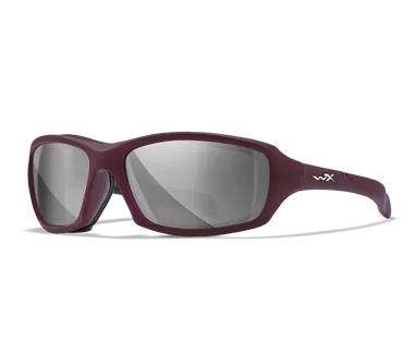 Wiley X Sleek Silver Flash Lens/Matte Violet Frame Sunglasses
