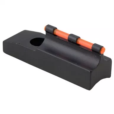 Williams Fire Sight Front Sight Ramp .410" Height Fits .625" Barrel Diameter Aluminum Black Fiber Optic Red