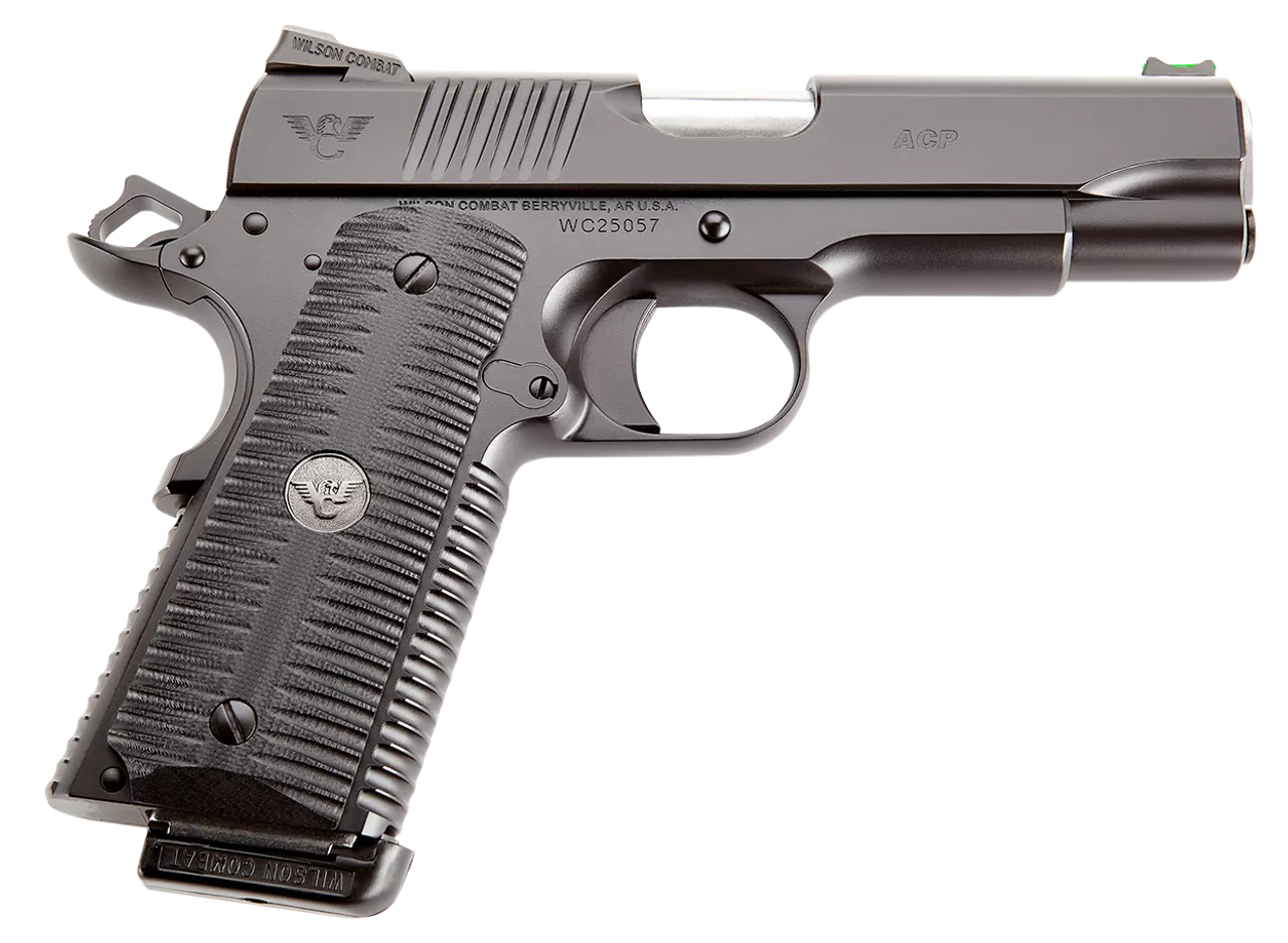 Wilson Combat ACP Commander, 45 ACP, 4.25Ã¯Â¿Â½ Bbl, Black A