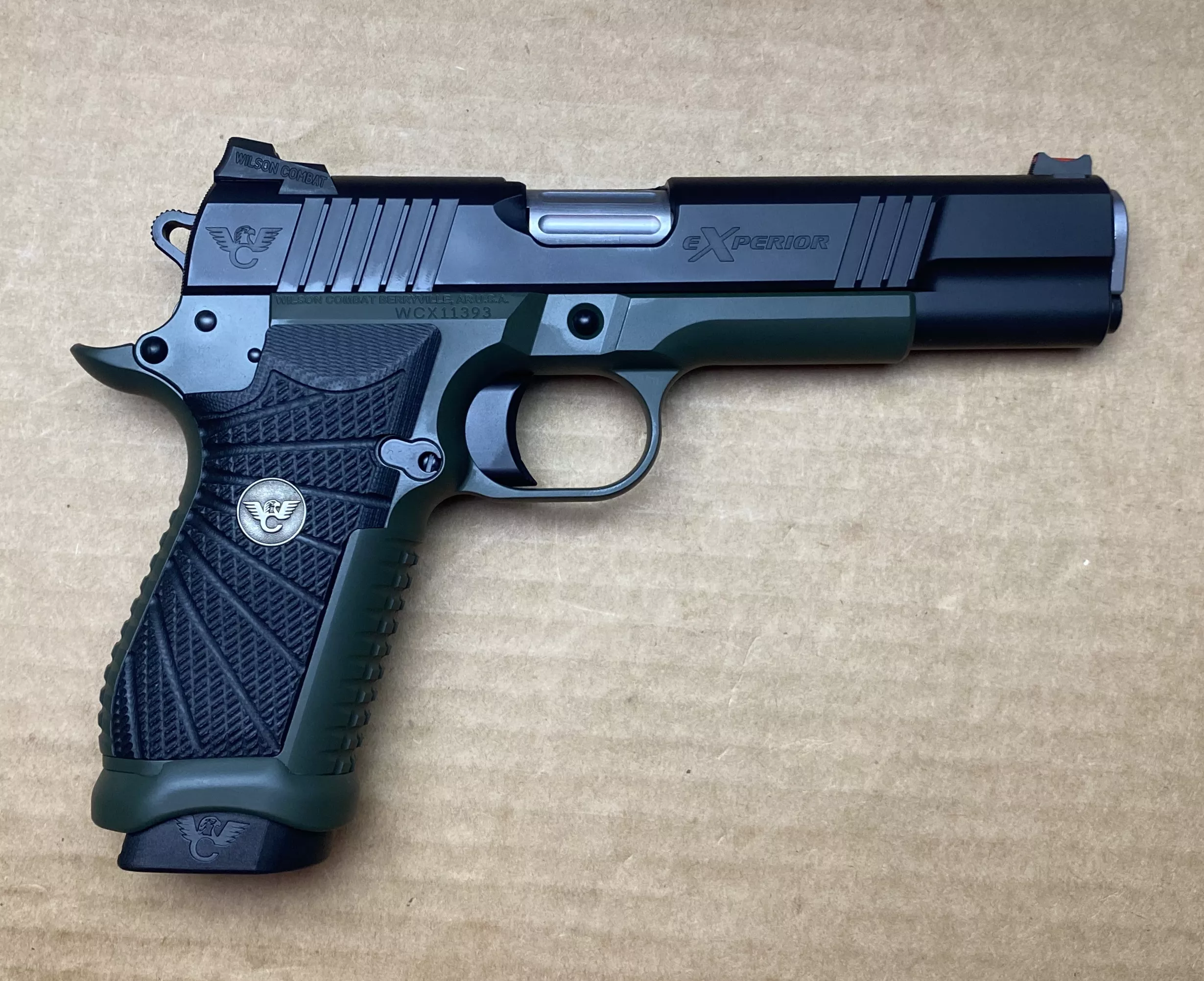 Wilson Combat Experior 5" 9mm OD Green Double Stack 1911 2011