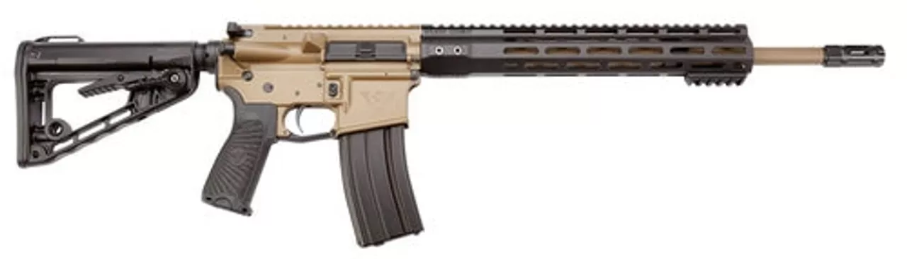 Wilson Combat Protector Carbine 5.56mm, 16″ Barrel, 6 Pos Rogers Super-Stoc, Tan, 30rd