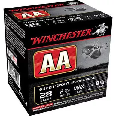 Winchester AASC 28GA 2-3/4″ 3/4OZ 8.5’s Case
