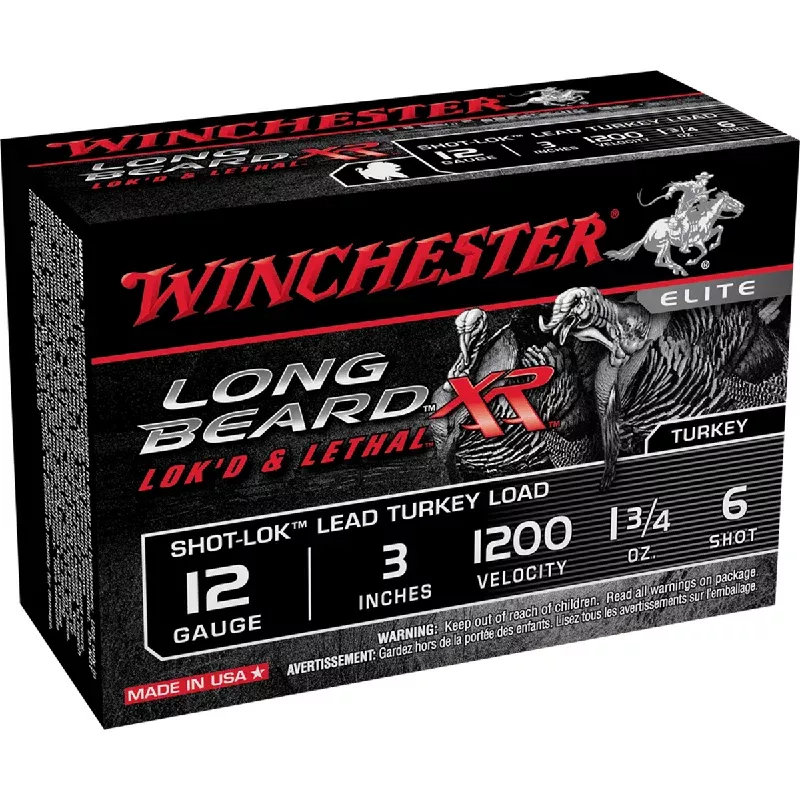 Winchester Ammo Long Beard XR Shot-Lok 12 Gauge 3″ 1 3/4 oz 6 Shot – STLB1236
