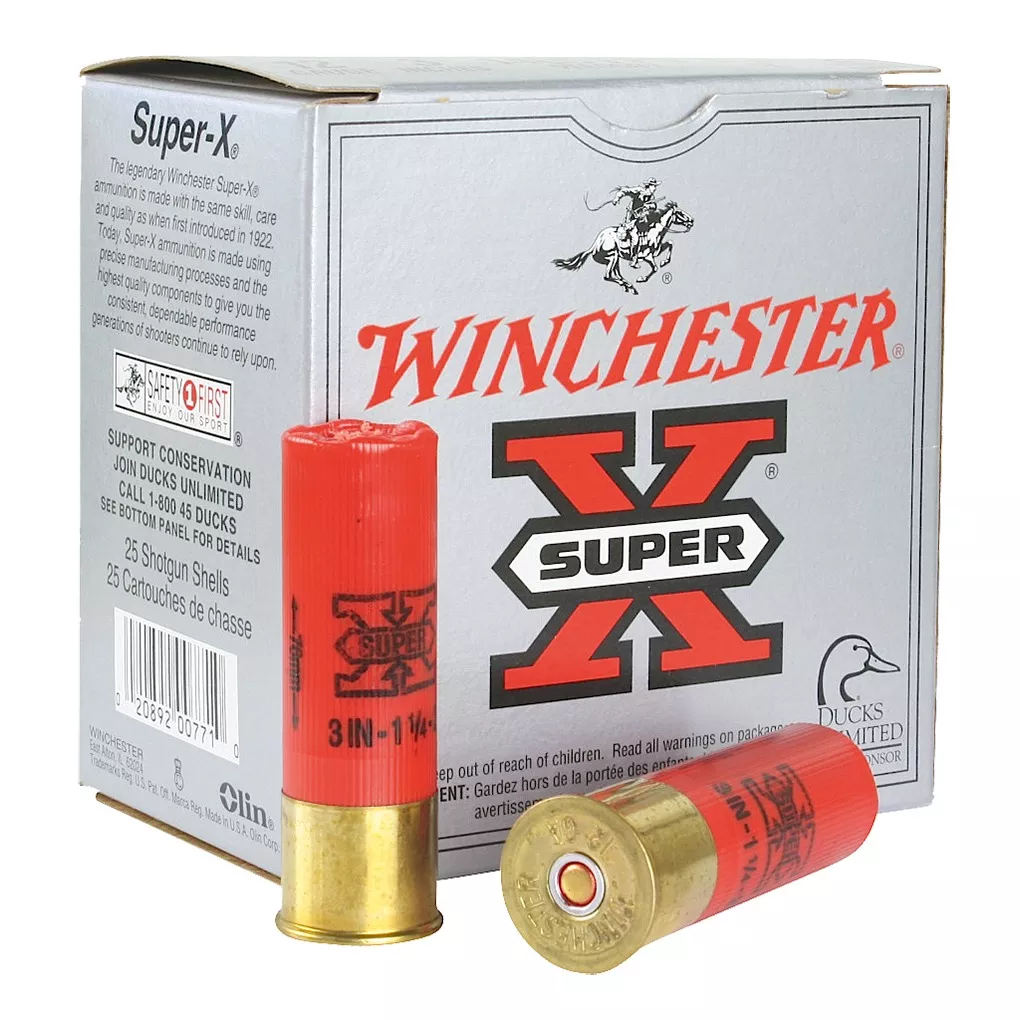 Winchester Ammo XSV1232 Drylok Super Steel Magnum 12Gauge 3” 1 1/4oz 2Shot 25 Per Box/10 Case