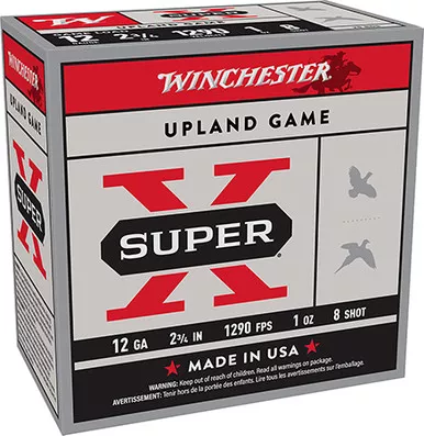 Winchester Ammo XU128 Super-X Game Load 12 Gauge 2.75" 1 oz 8 Shot 125 Rounds