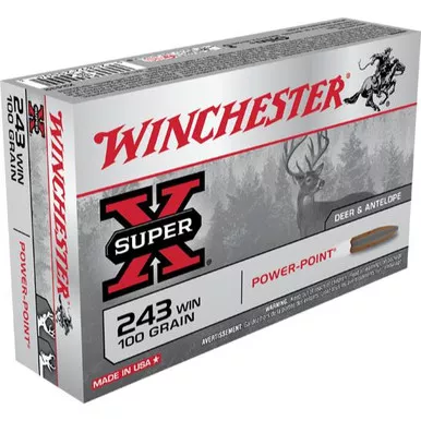 Winchester Super-X PP – 243 WIN – 100gr – 20RD