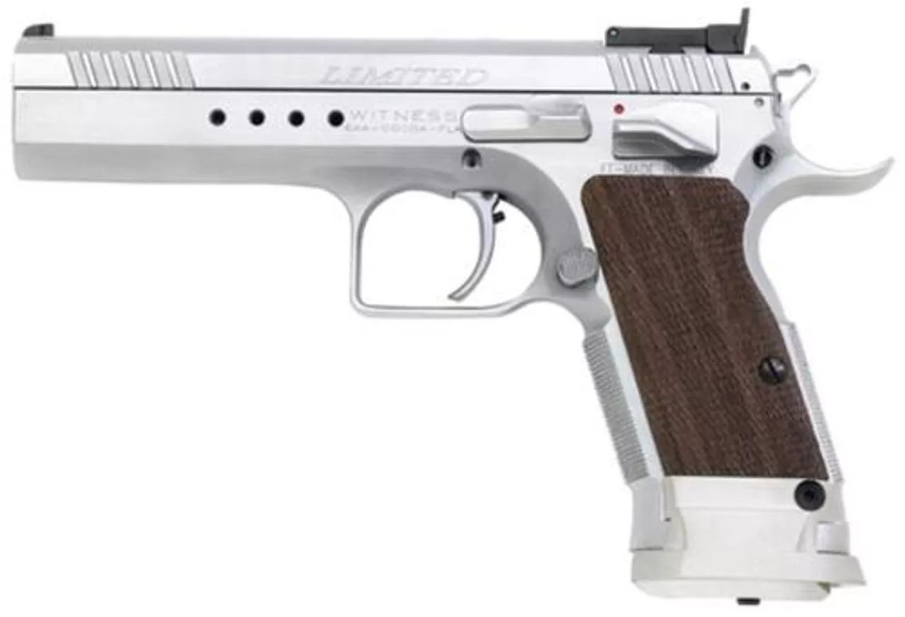 Witness Limited .38 Super 4.75″ Barrel Chrome Finish 17rd Mag