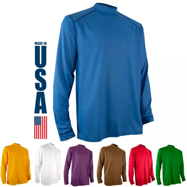 XGO Lightweight FR Flame Retardant Quick Dry & Moisture Wicking Flight Deck Mock Jersey