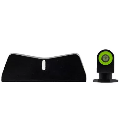XS DXW2 Night Sight Set for Glock 17, 19, 22, 23, 24, 26, 27, 31, 32, 33, 34, 35, 36, 38 Standard Dot Tritium Front, White Stripe Rear Green