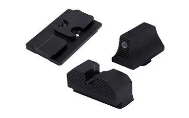XS Sights Glock MOS Optic Plate and Sight Set for ACRO Footprint, Black
