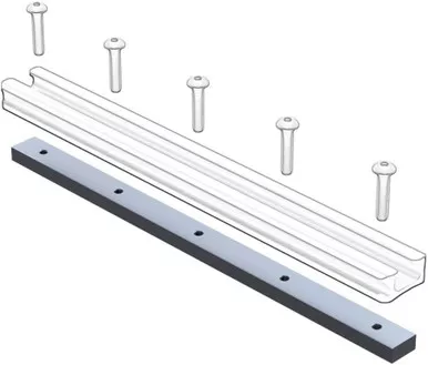 YakAttack Fullback Backing Plate 8" Aluminum Support for GearTrac USED