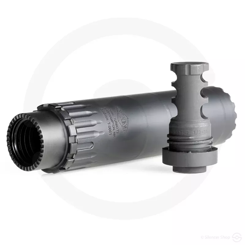Yankee Hill 21255M2 Turbo T2 5.56x45mm NATO 1.562″ Black 17-4 Stainless Steel 1-3/8″-24 tpi QD