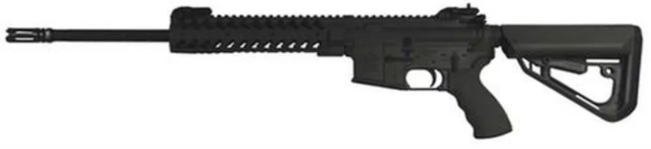 YHM AR-15 SLR-Smooth Specter Carbine 5.56/223 16″ Fluted Barrel, Ti-7 Adjustable Ergo Stock, OD Green Cerakote