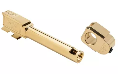 Zaffiri Precision ZP.43BTCG Threadless Compensator 9mm Fits G43/43X Gold Stainless Steel