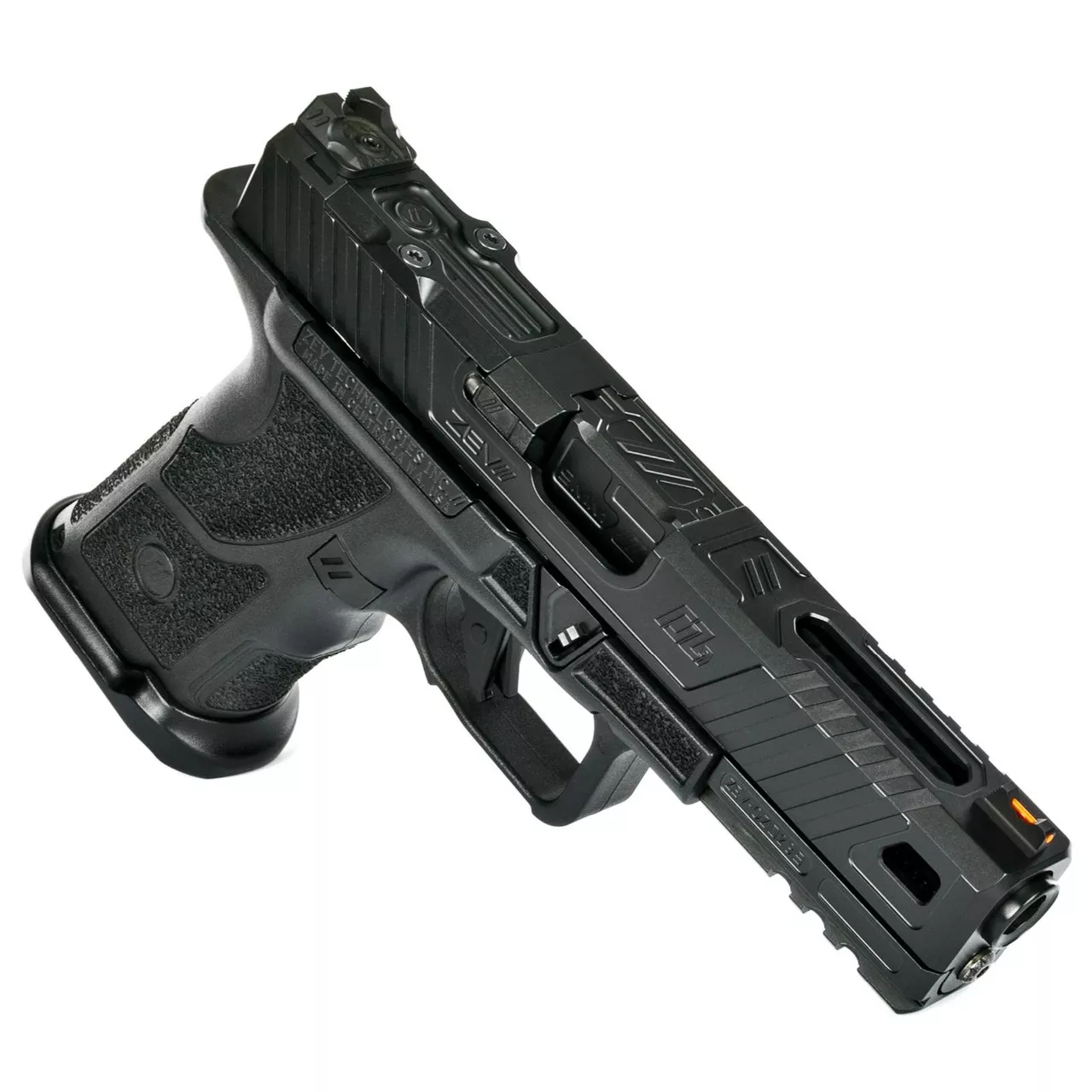 ZEV Technologies OZ9 Elite Covert 9mm, MG Non-Threaded DLC Barrel, Black, 15rd