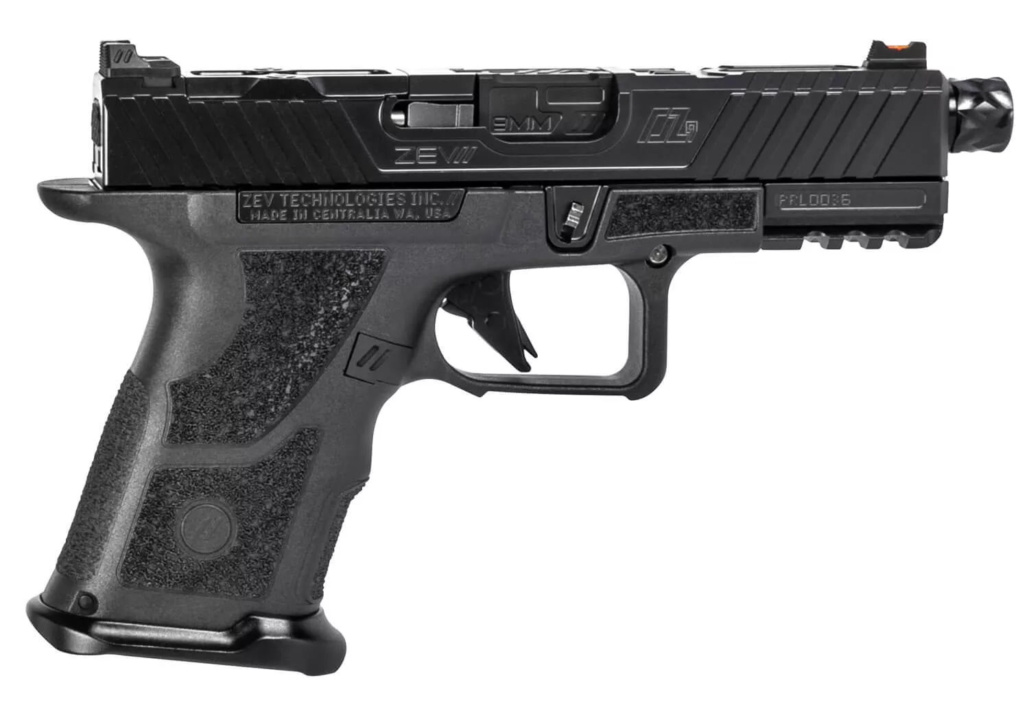 Zev Technologies OZ9C Compact 9mm W/ Threaded Barrel OZ9C-CPT-B-B-TH