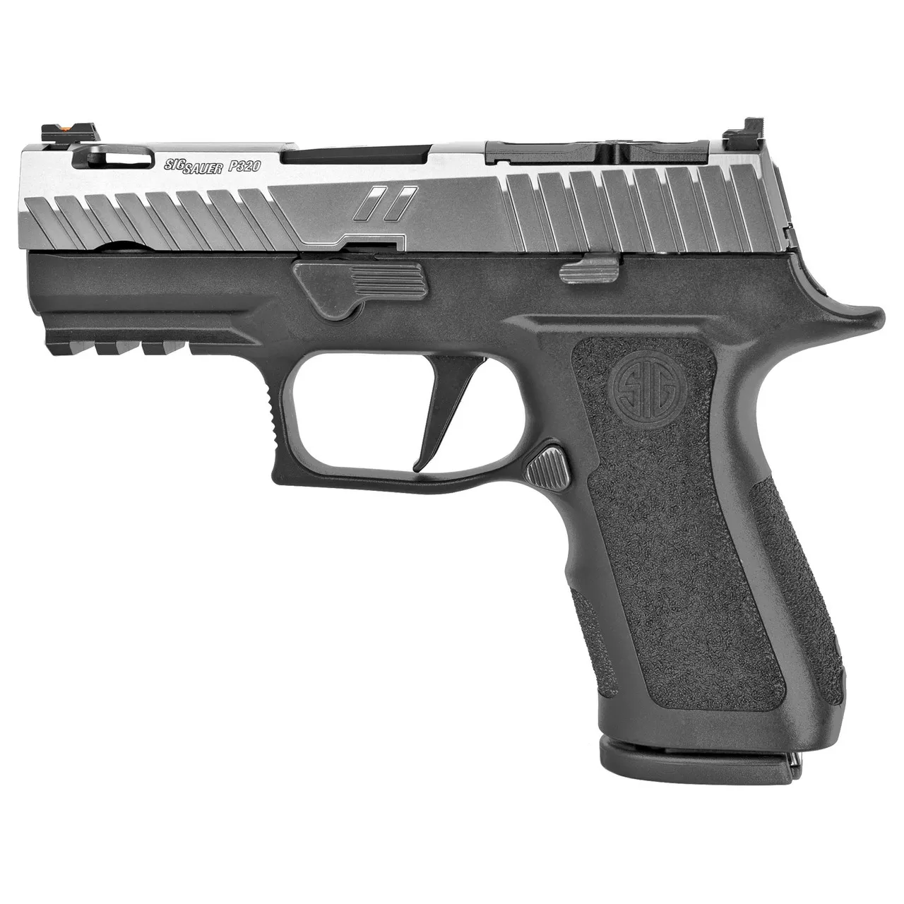 ZEV Technologies Z320 XCompact Octane Gun Mod, 9mm, 3.6″ Barrel, Optics Ready, Black/Titanium, 15rd