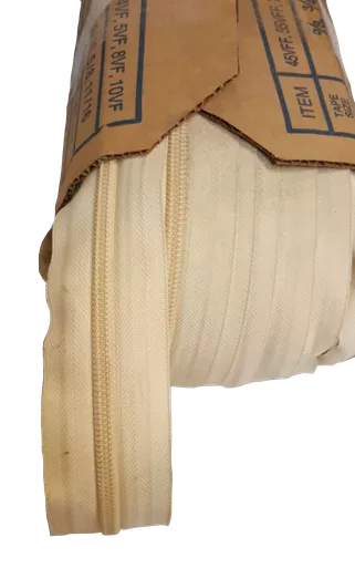 Zipper Cream Continuous 100 meters