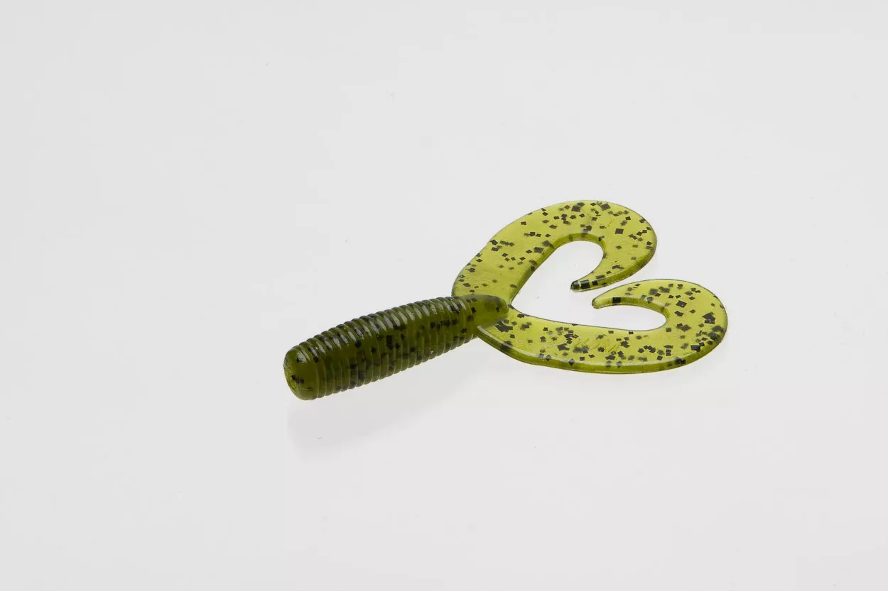 Zoom 3-1/2" Fat Albert Twin Tail 10pk Plastic Baits #034