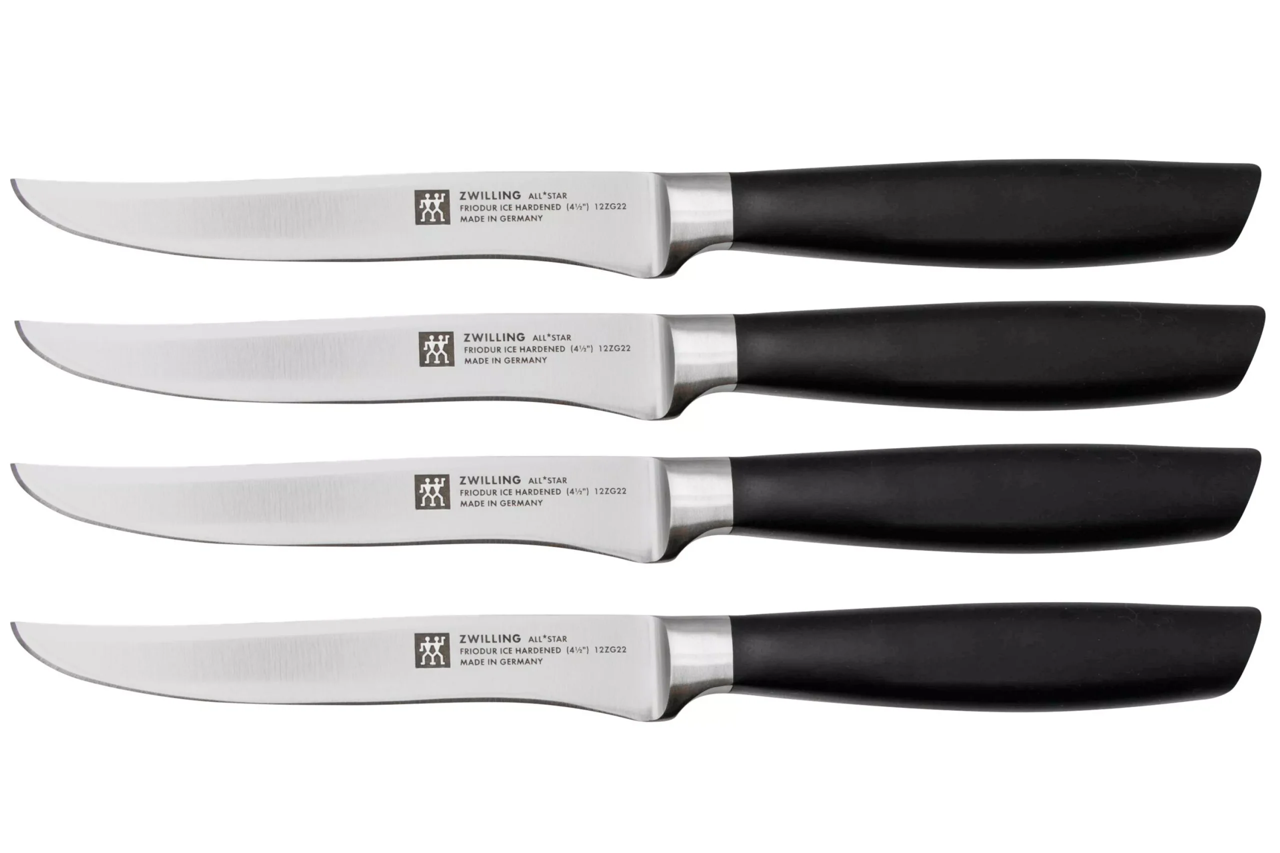Zwilling All Star 1022589, 4-piece steak knife set, black