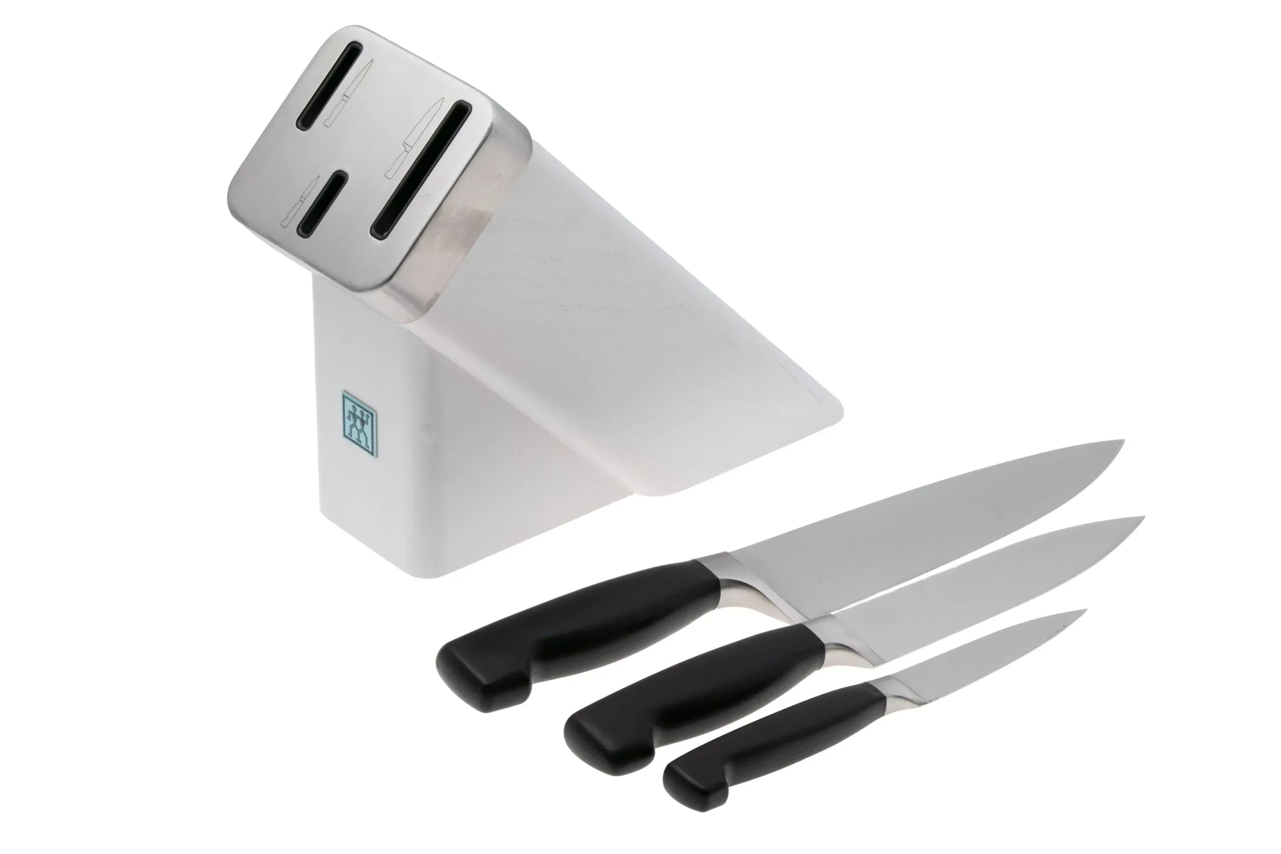 Zwilling J.A. Henckels Four Star 1002294 SharpBlock knife block white, 4 pieces